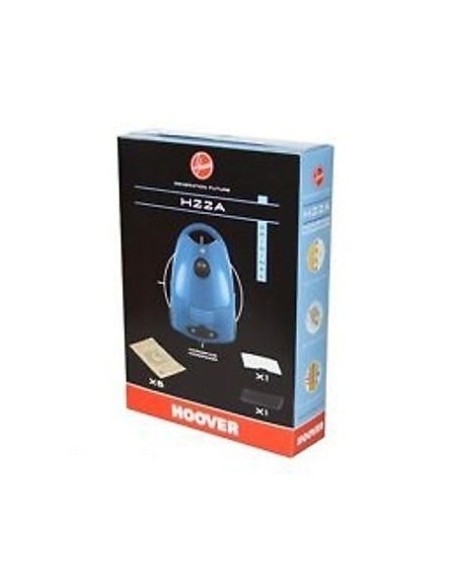 09173865 Sacchetto in carta H22A 5pz + 2x filtro per aspirapolvere MicroSpace e MicroPower Hoover