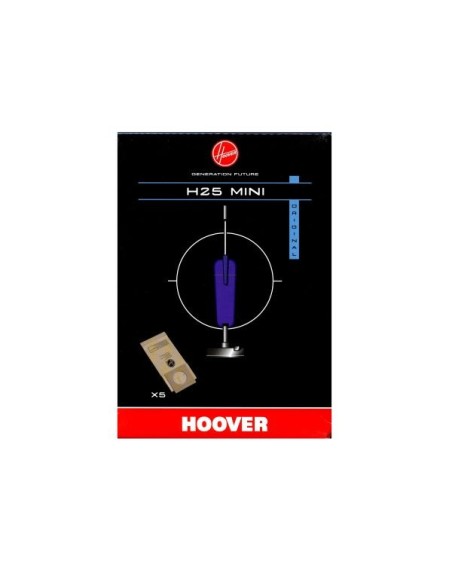 09178336 Sacchetto in carta H25 confezione da 5pz per scopa elettrica MINI Hoover