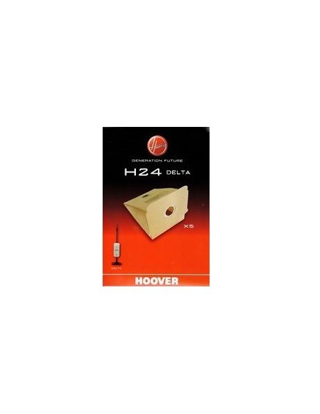 09178435 Sacchetto in carta H24 confezione da 5pz per scopa elettrica Delta Hoover