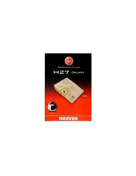 09178443 Sacchetto in carta H27 confezione da 5pz per aspirapolvere Galaxi Hoover
