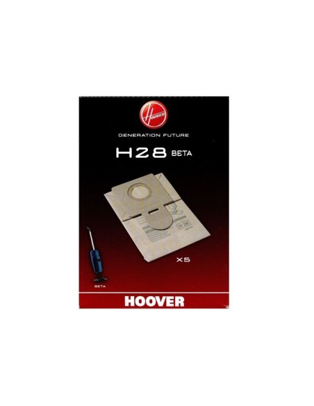 09178450 Sacchetto in carta H28 confezione da 5pz per scopa elettrica Beta Hoover