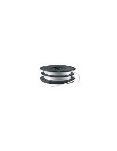 A6495-XJ Bobina rocchetto doppio filo 2x6 mt spessore 1,5 mm REFLEX PLUS per tagliabordi tagliasiepi Black &amp; Decker