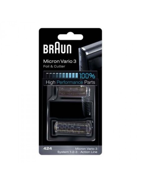 81416568 Gruppo radente lama coltello testina Braun Combi rasoio 424 System 1 - 2 - 3 Action Line