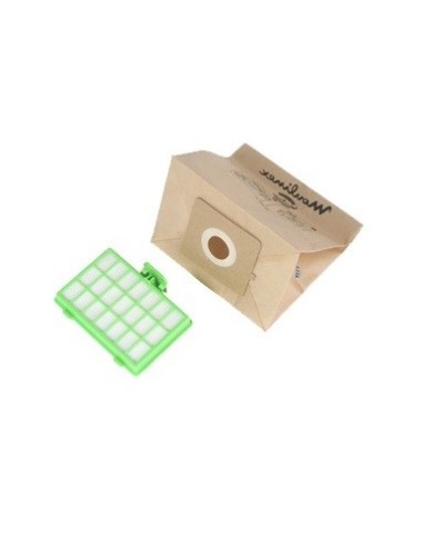 MT000101 Sacchetti e filtro Hepa Moulinex Zelio