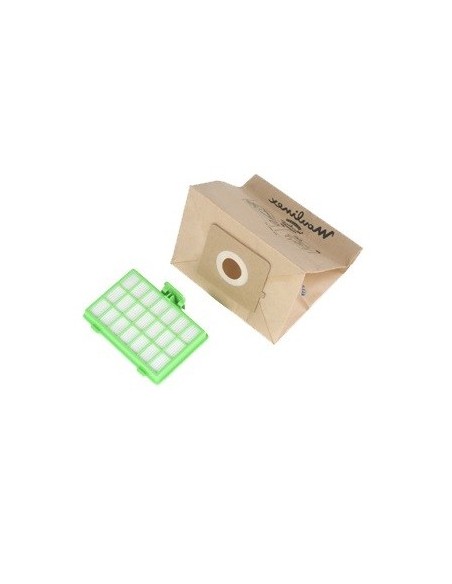 MT000101 Sacchetti e filtro Hepa Moulinex Zelio