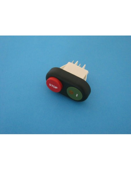 306 Interruttore con led doppio pulsante sicurezza per affettatrice CE - DOM RGV