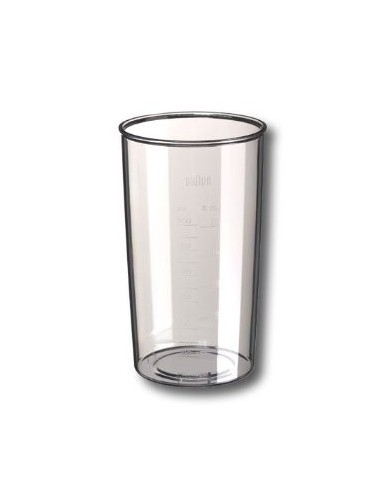 BR67050132 Bicchiere trasparente graduato 500ml mixer ad immersione Multiquick Minipimer Braun