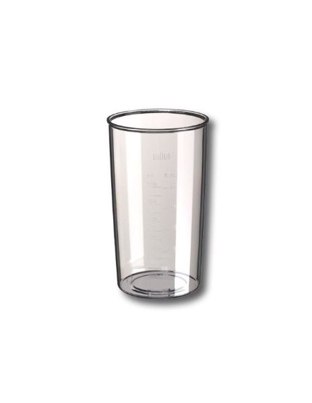 BR67050132 Bicchiere trasparente graduato 500ml mixer ad immersione Multiquick Minipimer Braun