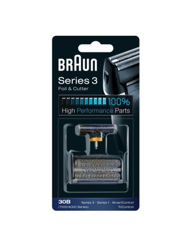 81626278 Gruppo radente lama coltello testina Braun Combi rasoio Smart Control Tri Control 7000/4000 serie 3 serie 1 30B Black -
