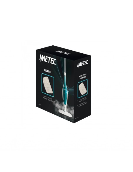 8140 Kit panno ricambi per scopa a vapore Imetec Master Vapor SM01