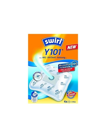 SP1706001 Sacchetti aspirapolvere Swirl Y101 AEG Dirt Devil Samsung Severin