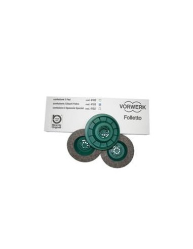 15030 Dischi feltro lucidatrice Pl510 PL511 Folletto