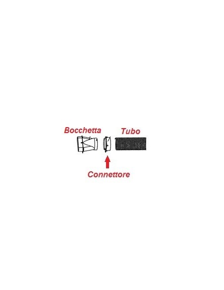 GR06646017 Connettore tubo a bocchetta finestra Argo Relax Hope Milton