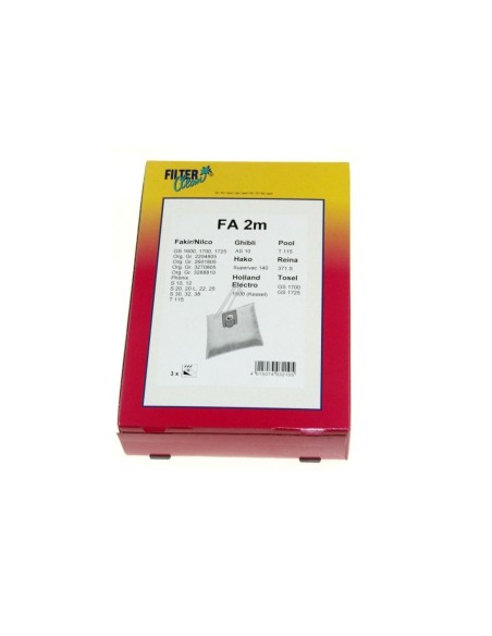 D839251 Sacchetti Bidone FA 2m Ghibli AS7 AS10 Fakir Nilco Hako Holland Electro Lorito Pool Tosei
