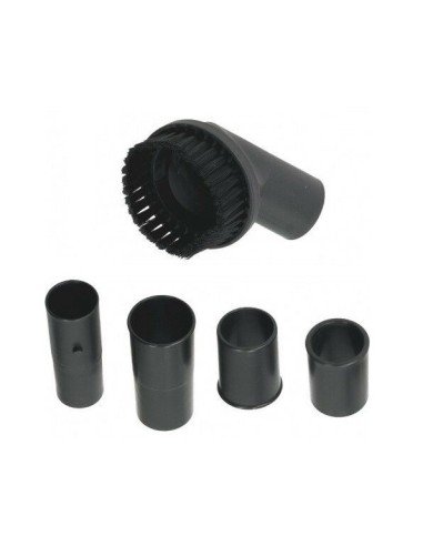 O034 Spazzola Pennello con setole universale, 4 raccordi per tutti i tipi di aspirapolvere