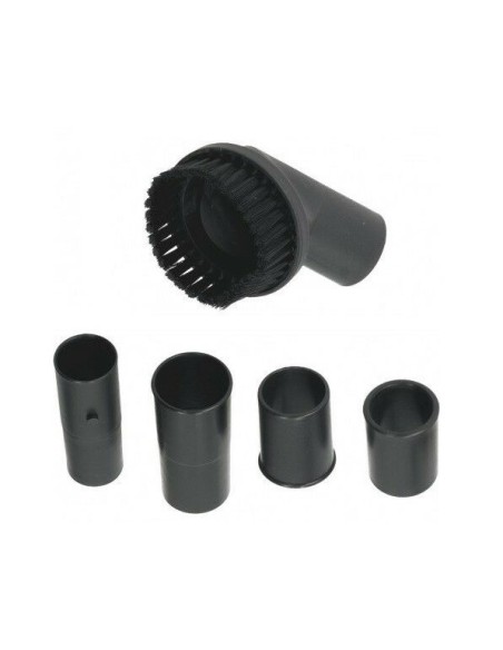 O034 Spazzola Pennello con setole universale, 4 raccordi per tutti i tipi di aspirapolvere