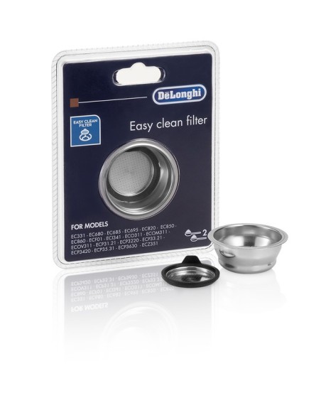 5513281001 Filtro Easy Clean 2 tazze DLSC401 per macchina caffè espresso serie EC De Longhi