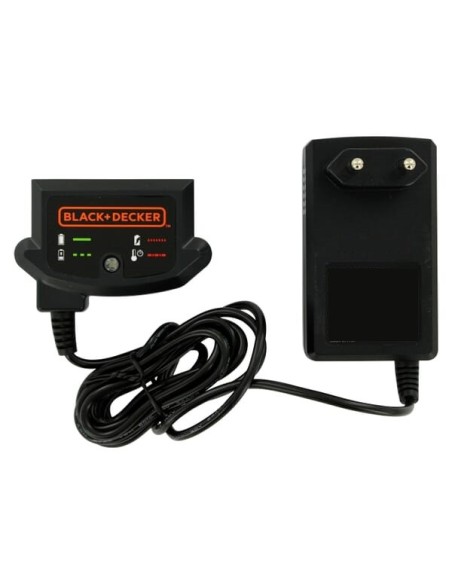 90642266 Caricabatterie Black Decker per Tagliasiepi, Tagliaerba, Elettrosega e Soffiatore