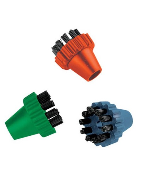 SLDB2375 3 Spazzolini colorati con filetto per Vaporetto, Lecoaspira, Mondial Vap, Unico Polti