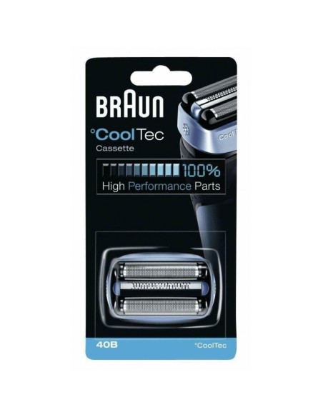 81671689 Gruppo radente lama coltello testina Braun 40B Blue - Blu Rasoio Serie CoolTec CT2 CT4