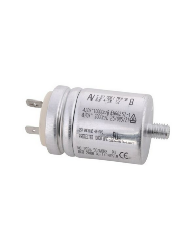 182 Condesatore MF 8 motore p. 35/40 250V per affettatrice RGV