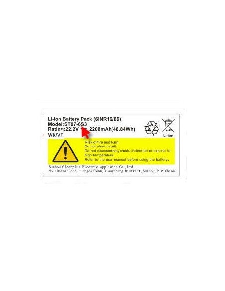 AT5186037400 Pacco batteria per scopa aspirapolvere cordless 2763 2767 Ariete