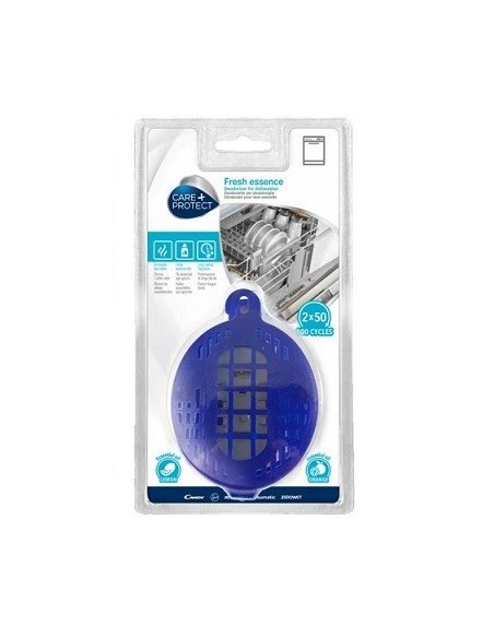 35601775 Deodorante Fresh Essence per lavastoviglie con olio essenziale agli agrumi confezione da 2pz per 100 cicli totali Care 