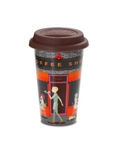 5513284501 Tazza Mug Termica Coffee Shop in ceramica con coperchio in silicone 300ml DLSC066 De Longhi 2