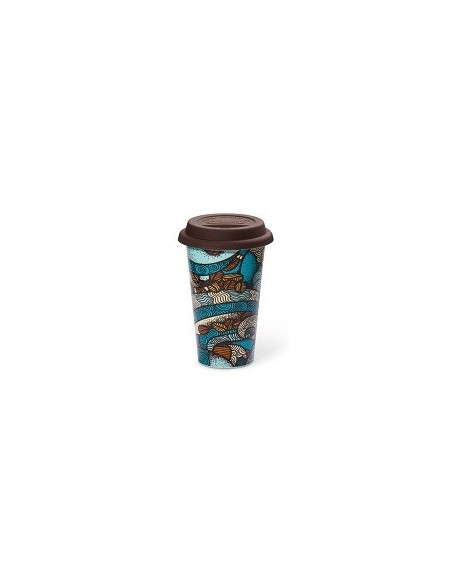 5513281021 Tazza Mug Termica Taster in ceramica con coperchio in silicone 300ml DLSC055 De Longhi