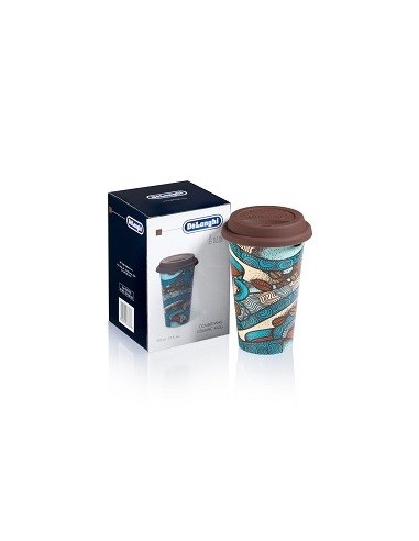 5513281021 Tazza Mug Termica Taster in ceramica con coperchio in silicone 300ml DLSC055 De Longhi