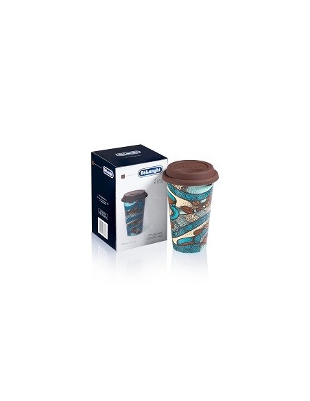 5513281021 Tazza Mug Termica Taster in ceramica con coperchio in silicone 300ml DLSC055 De Longhi
