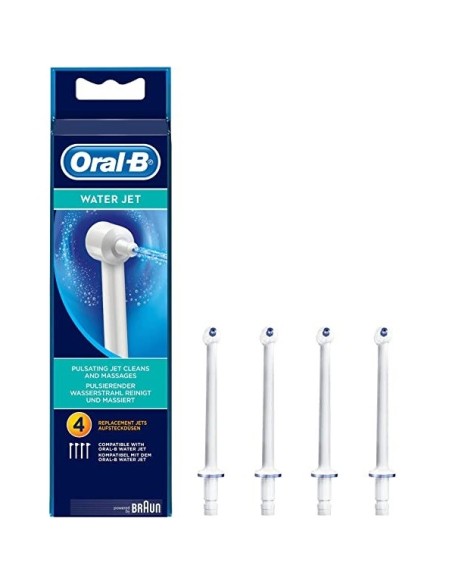 80298117 Oral-B Waterjet Testine di Ricambio, 4 getti