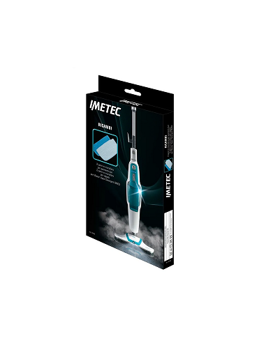 8166 Kit ricambio 2 panno in microfibra per pavimenti + 2 panno per tappeti per scopa a vapore Master Vapor Detegent SM03 Imetec