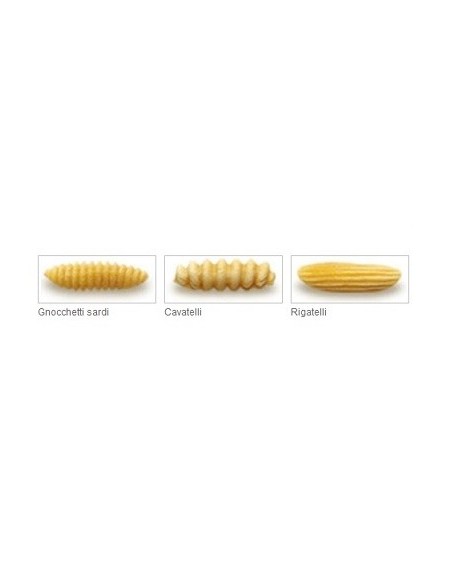 Imperia Accessorio per sfogliatrice MILLEGNOCCHI in acciaio e legno per gnocchetti sardi, cavatelli e rigatelli