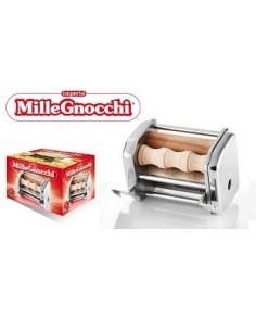 Imperia Accessorio per sfogliatrice MILLEGNOCCHI in acciaio e legno per gnocchetti sardi, cavatelli e rigatelli 2