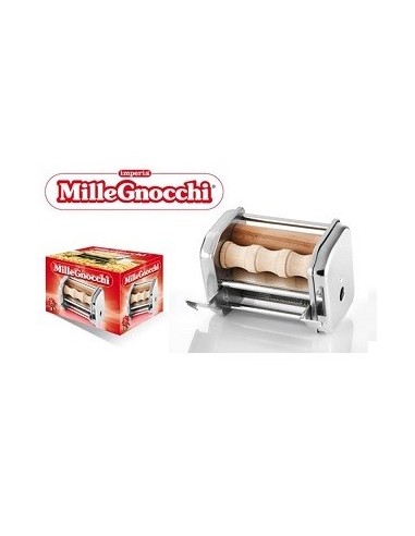 Imperia Accessorio per sfogliatrice MILLEGNOCCHI in acciaio e legno per gnocchetti sardi, cavatelli e rigatelli