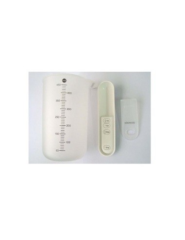 KW702933 Caraffa bicchiere graduato con cucchiaio dosatore per macchina del pane BM250, BM256, BM350, Kenwood