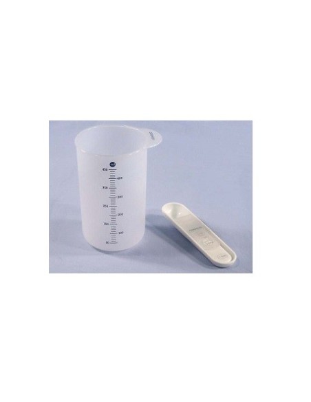 KW712247 Caraffa bicchiere graduatocon cucchiaio dosatore per macchina del pane BM450, BM260, BM366, BM900, Kenwood