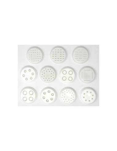 4104L Set piastre per Torchio n.3 e n.5, trafile per pasta