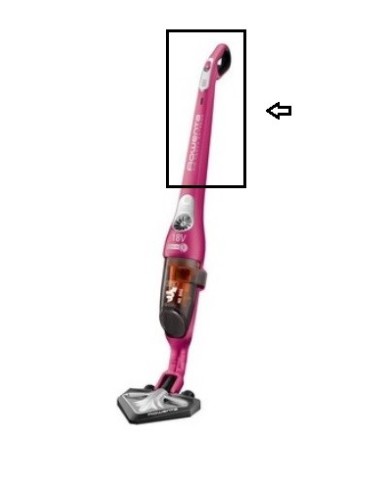 RS-RH5852 Maniglia superiore rosa per scopa elettrica Air Force Extreme RH8819WH Rowenta 