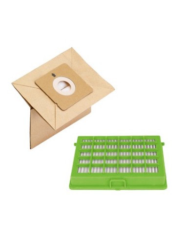 ZR004101 Kit 6 Sacchetti carta + Filtro Hepa