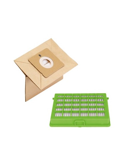 ZR004101 Kit 6 Sacchetti carta + Filtro Hepa
