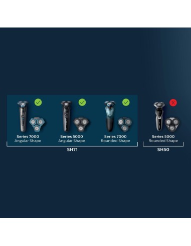 SH71/50 Testina per rasoio elettrico serie 5000 e 7000 Philips