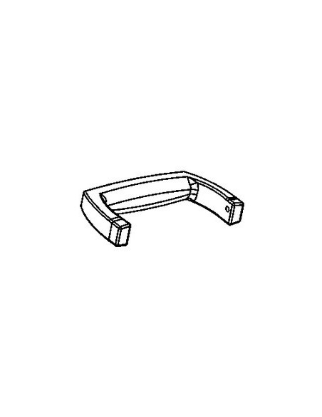 1004539-01 Impugnatura bidone aspiratore per WBV1405P e WBV1450, Black & Decker