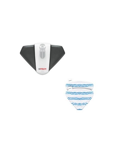 PAEU0400 Kit Spazzola triangolare e 2 panni per Vaporetto Style SV660 SV650 SV620 SV610 Polti