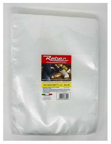 6735 N Sacchetti sottovuoto 30x40, 100pz, Reber