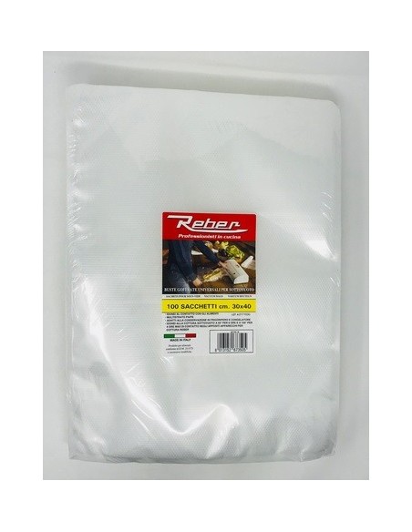 6735 N Sacchetti sottovuoto 30x40, 100pz, Reber