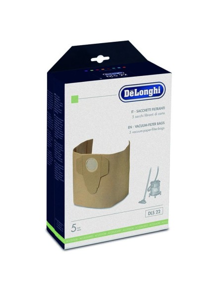 DLS22 Sacchetto in carta per aspirapolvere a bidone De Longhi