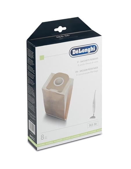 DLS36 Sacchetti filtranti per scopa elettrica Colombina De Longhi