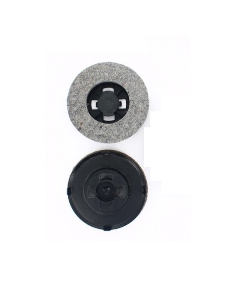 O027A Kit 3 Spazzole con feltro e ganci per lucidatrice